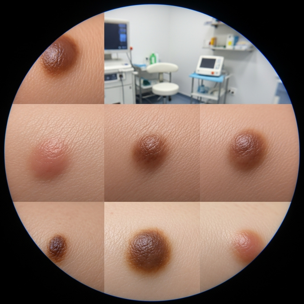 Kompleksowa ocena znamion z użyciem wideodermatoskopii