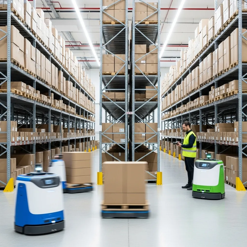 Rewolucja w logistyce wewnętrznej: autonomiczne roboty mobilne w akcji